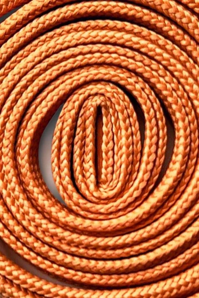 Turuncu 1 cm Kalınlığında 1 Çift Yassı Spor Ayakkabı Bağcığı - 9