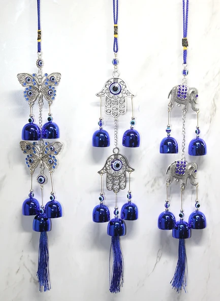 Metal Nazar Boncuğu Çan Model 12 ürün görseli