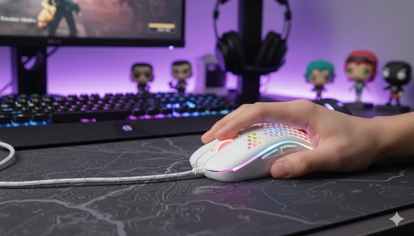 Trio - G907 RGB Gaming Mouse – USB Kablolu Oyuncu Faresi - Resim 2