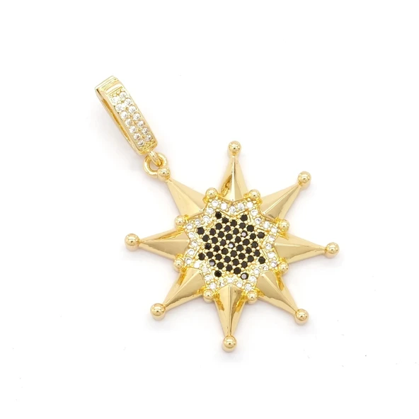 Ajda Charm Çelik Altın Kaplama Kadın Yıldız Model-CHR-118 - Resim 3