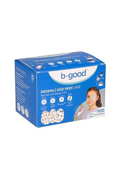 B Good Desenli Göz Pedi Kız 100 Adet ürün görseli 1