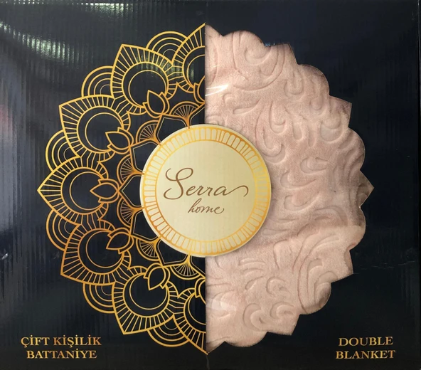 Serra Home Embos Çift Kişilik Battaniye Kutulu 220 x 240 - Resim 4