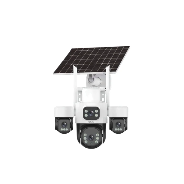 Inox-X14 4 Kameralı 4G E-Sim Destekli Solar Güvenlik Kamerası ürün görseli 1