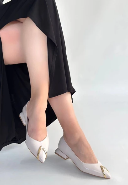 Goes Bej Rugan Babet Ayakkabı - Resim 3