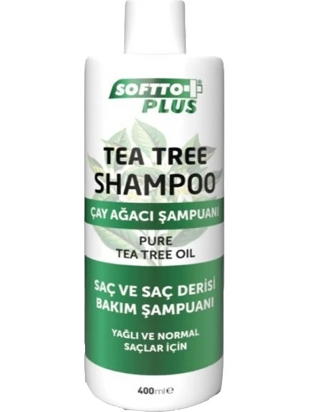 Softto Plus Çay Ağacı Özlü Şampuan 400 ml