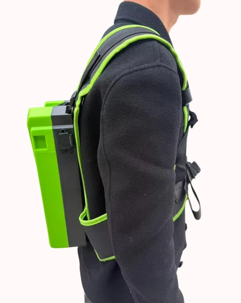 Minelli 500/700 Zeytin Hasat Makina Aküsü Lityum Sırt Batarya 18 Ah - Resim 3