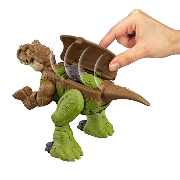 Jurassic World Double Danger HLP05 HLP06 Tyrannosaurus Rex ve Ankylosaurus - Resim 3