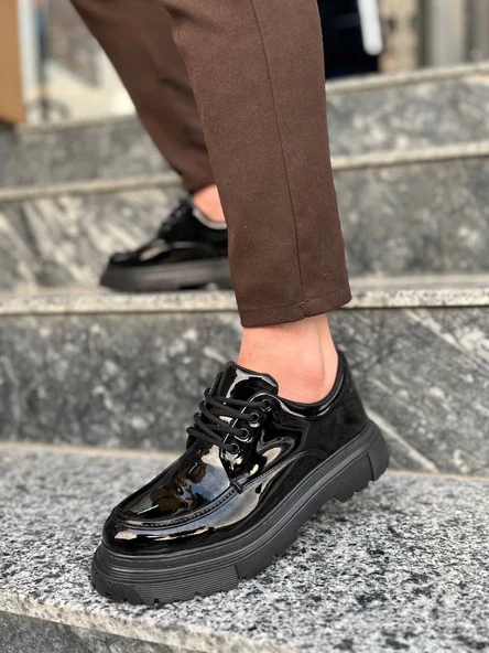 KB-K1 Kömür Rugan Günlük Erkek Bot ürün görseli