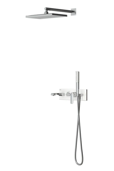 Teska Life Üç Yönlü Duş Seti-Beyaz Camlı ürün görseli