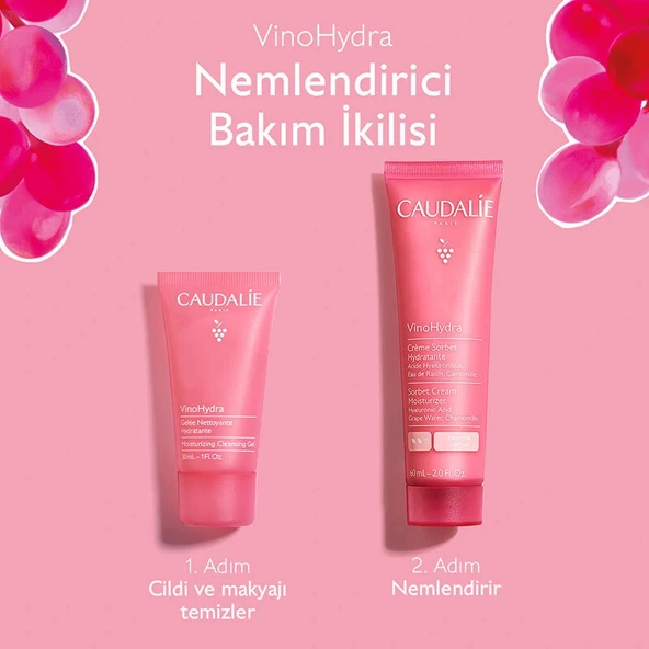 Caudalie VinoHydra Sorbet Nemlendirici Bakım İkilisi - 2