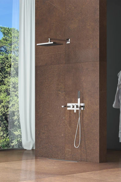 Teska Life Pro Üç Yönlü Duş Seti-Krom - Resim 2