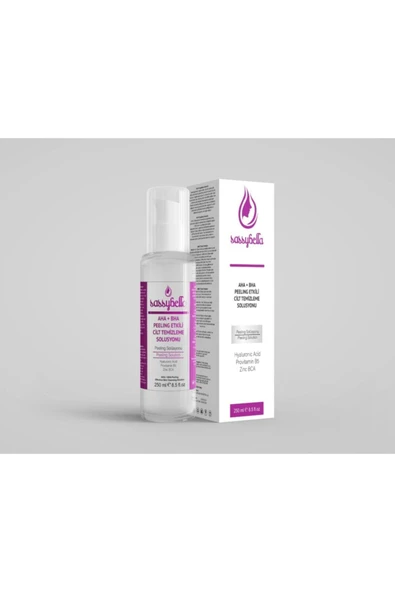 Besame Sassybella Aha+bha Peeling Etkili Temizleme Solusyonu 250 Ml - Resim 5