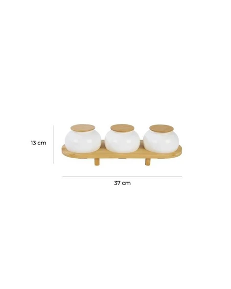 Simple 3'Lü Baharat Seti Standlı B5839 - 2