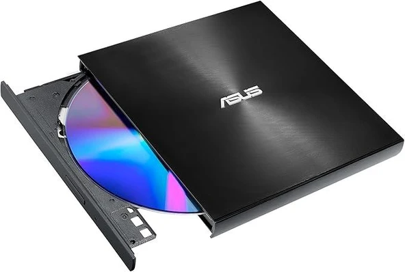 Asus ZenDrive-U8M SDRW-08U8M-U Harici Ultra İnce DVD Yazıcı, M-Disc, USB Type-C, Siyah Outlet ürün görseli 1