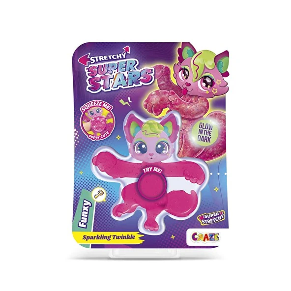 Superstars Sparkling Twinkle Funxy Stretchy Figür - Resim 2
