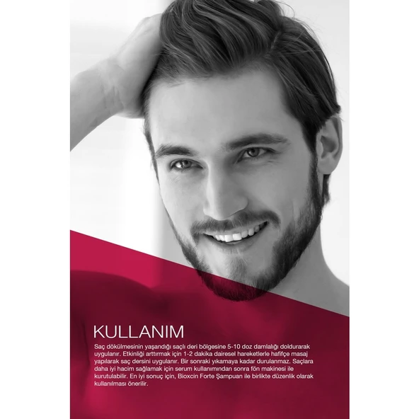 Bioxcin Forte Erkekler için Saç Dökülmesine Karşı Bitkisel Saç Serumu - Lipozom Teknolojisi, 3 x 50 ml - Resim 6