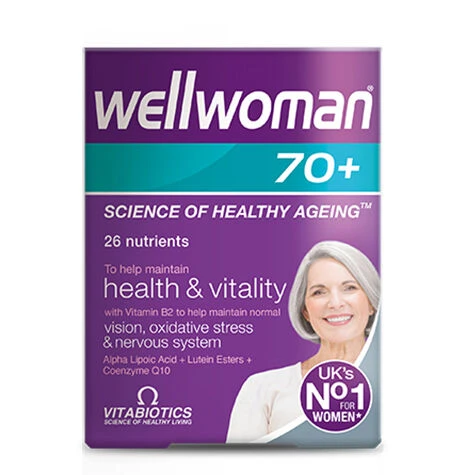 Vitabiotics Wellwoman 70+ Takviye Edici Gıda 30 Tablet ürün görseli