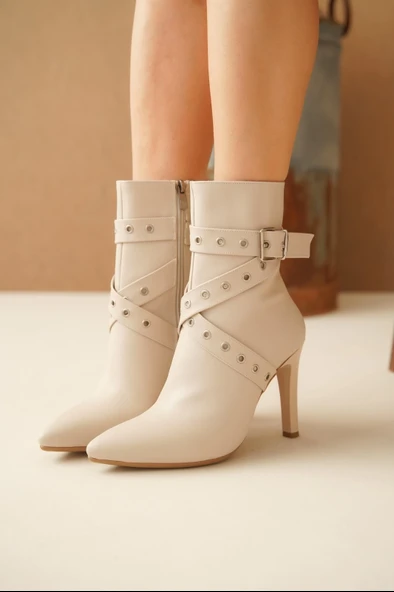 Atye Bej Rugan Topuklu Bot - Resim 3