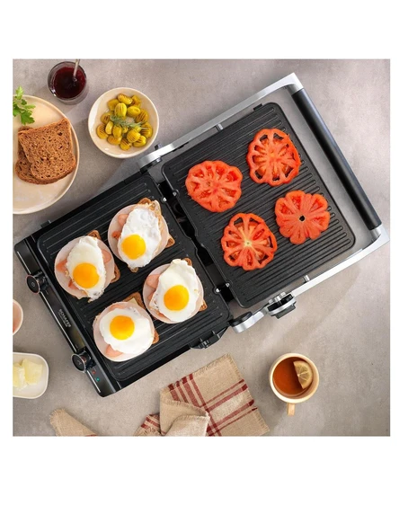 Schafer Gusto Grill Izgara Ve Tost Makinesi-Siyah - 3