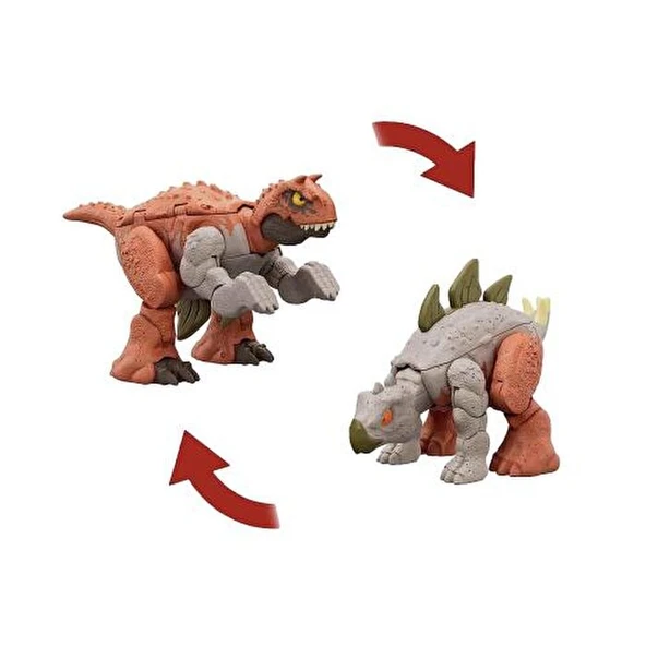 Jurassic World Double Danger HLP05 HLP07 Carnotaurus ve Stegosaurus - Resim 4