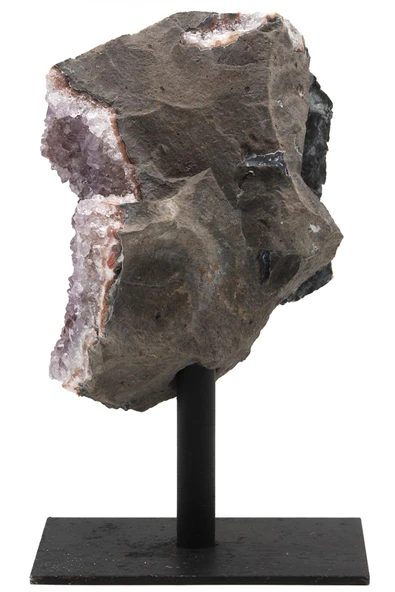 Ametist Doğal Taş Standlı Ham Parça - 581 Gr. - Resim 2