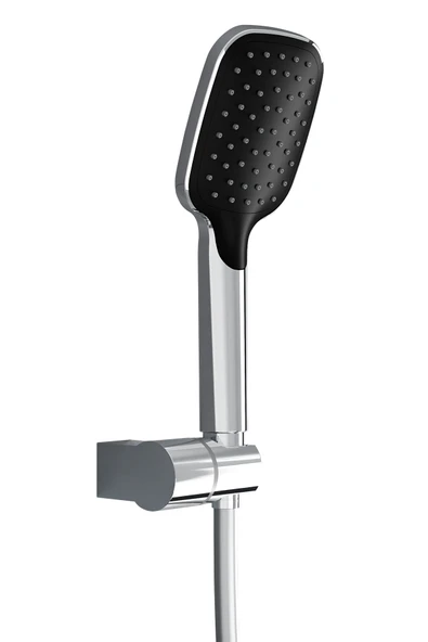 Teska Veno Mafsallı El Duşu -Siyah (Tekli Akış) ürün görseli