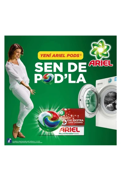 PODS Kapsül Çamaşır Deterjanı Oxi 20'li - Resim 6