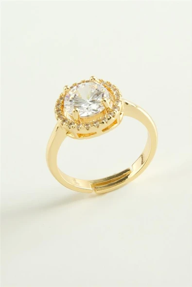 Karışık Lüks Zirkon Taşlı Ciddi İlişki Yüzüğü - 3