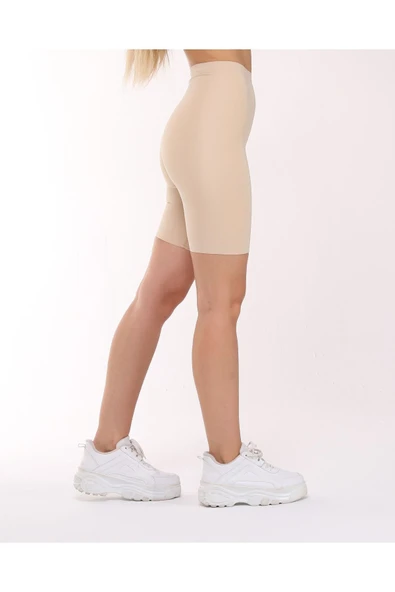 Korselines Kaydırmaz Silikon Bantlı Lazer Kesim Inceltici Etkili Paçalı Hayalet Korse - Resim 4