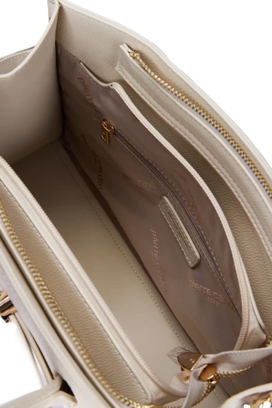 Pierre Cardin Kadın Omuz Çantası Bej 05PC25Y10318 - Resim 7