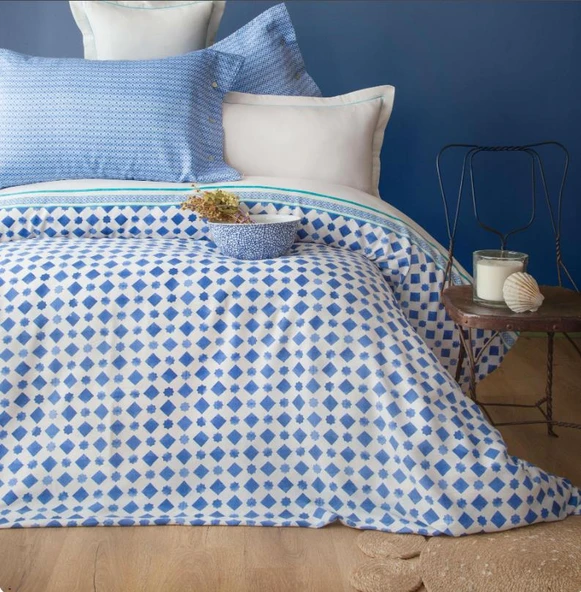 AP Çift Kişilik Tencel Terra İndigo Nevresim Takımı ürün görseli 1