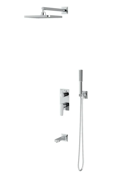 Teska Ciera Pro Üç Yönlü Duş Seti-Krom ürün görseli