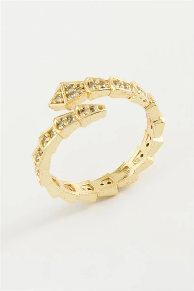 Yılan Zirkon Taşlı Yüzük