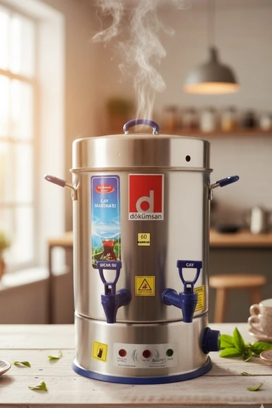 Dökümsan Arm-1 Profesyonel 40 Bardak Semaver