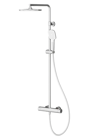 Estella Termostatik 2 Yönlü Duş Kolonu-Krom ürün görseli