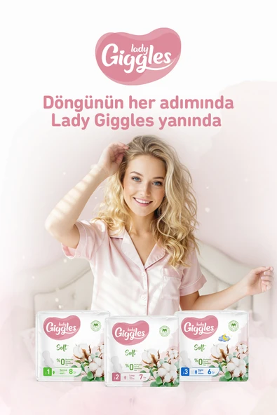 Giggles Lady Soft Hijyenik Ped Mix Paketi 63 Adet - Resim 6