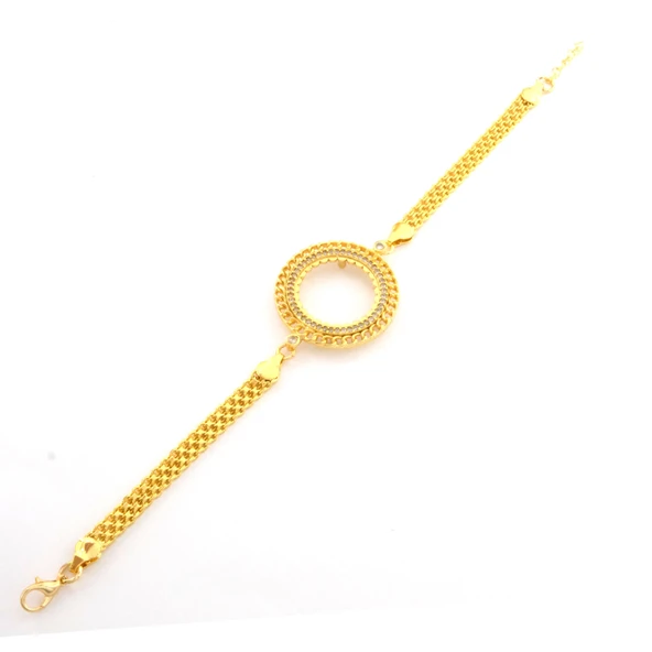 Yarım Altın Çerçeve Bileklik Çelik Altın Kaplama BLK-1100 ürün görseli 1