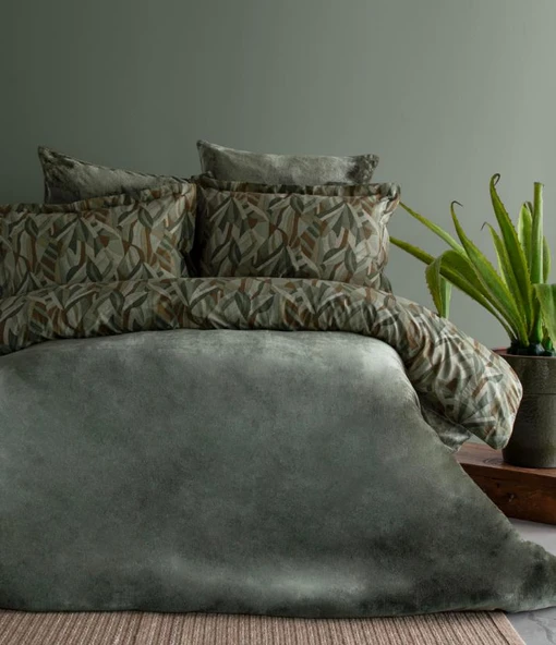 AP Çift Kişilik MyTouch Darcy Olive Nevresim Takımı ürün görseli 1