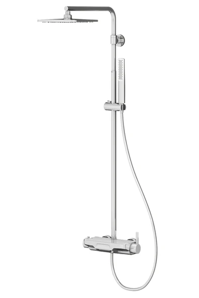 Perla Mix 3 Yönlü Duş Kolonu-Krom ürün görseli