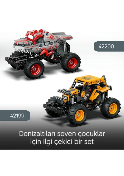 Lego Technic Monster Jam Thunder 42200 Lisanslı Ürün - Resim 6