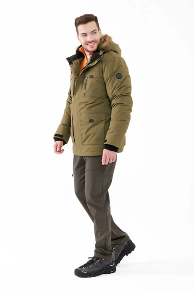 2AS Saalbach Erkek Down Ceket Mont Yeşil - 6