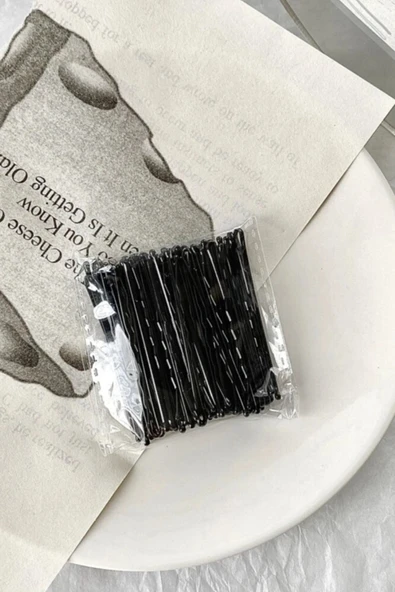 ALYESKA 50 Adet Tel Toka Firkete Saç Tokası - Resim 2