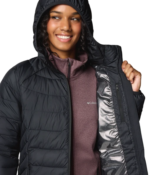 Columbia Powder Lite™ II Mid Jacket Siyah Kadın Outdoor Mont WK9575 - Resim 4