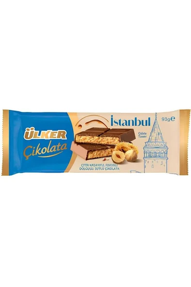 Ülker Çikolata İstanbul Fındıklı Çıtır Kadayıflı 93 G - Resim 2