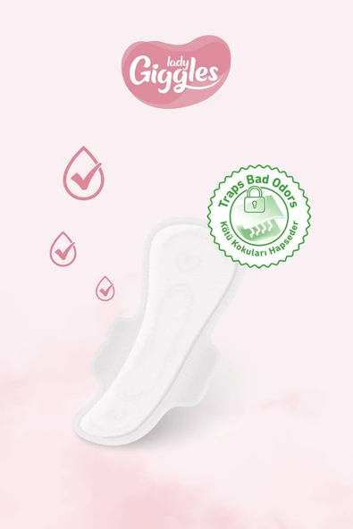 Giggles Lady Soft Hijyenik Ped Uzun Avantaj Paketi 42 Adet - Resim 3