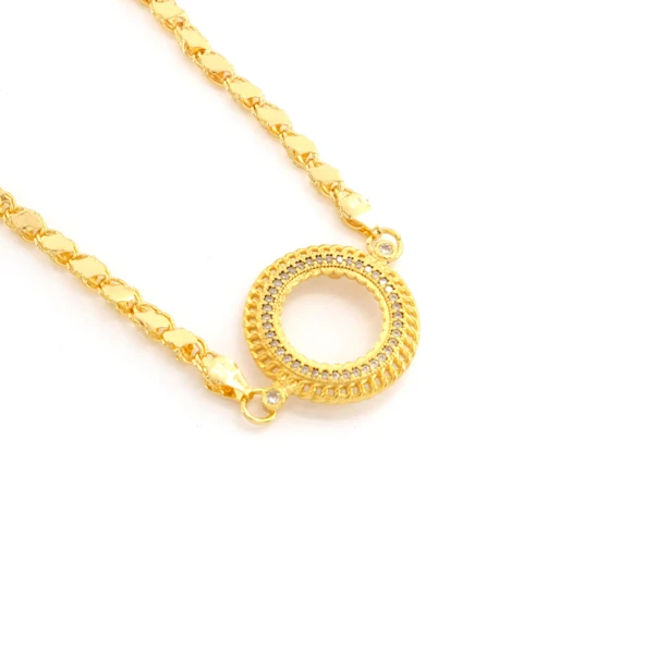 Yarım Altın Çerçeve Bileklik Çelik Altın Kaplama Arpa Model BLK-1106 ürün görseli