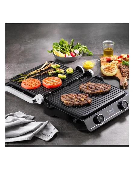 Schafer Gusto Grill Izgara Ve Tost Makinesi-Siyah - 2