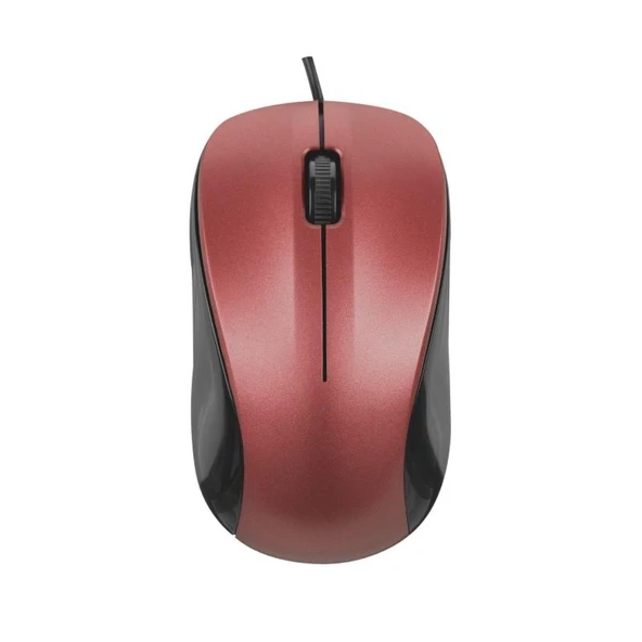 Everest SM-215 Kablolu USB Mouse Kırmızı ürün görseli