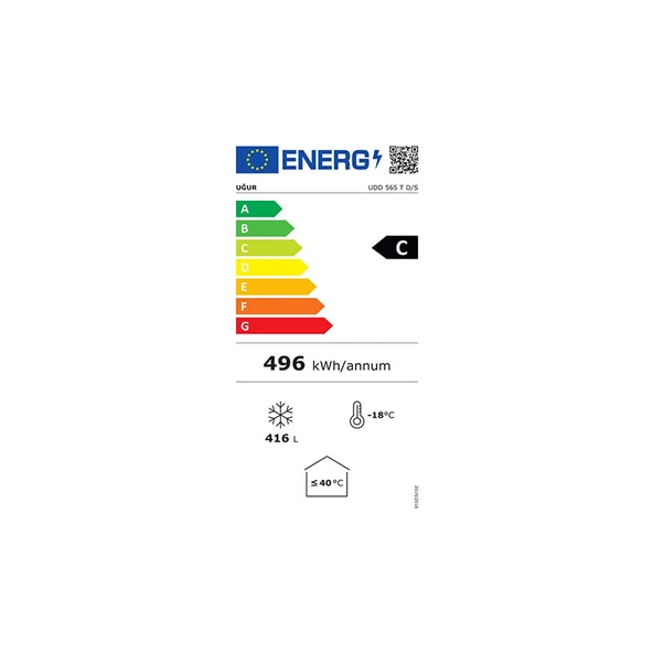 Uğur UDD 565 T D/s R63 Sandık Tipi Derin Dondurucu - 3