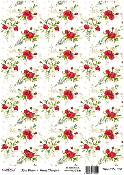 Cadence Pirinç Dekopaj Kağıdı - Model 574 ürün görseli